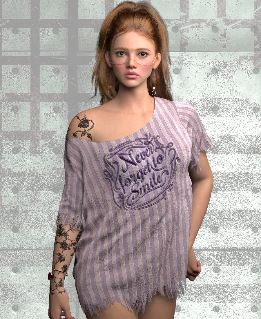 ST13 Grunge ADD ON Lounge TEE and Panty G8F G) by N/A