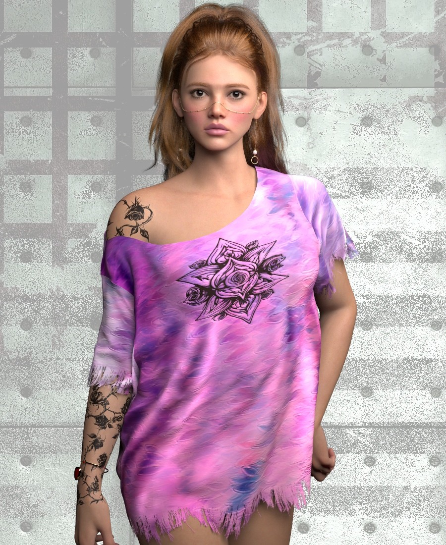 ST13 Grunge ADD ON Lounge TEE and Panty G8F G) by N/A