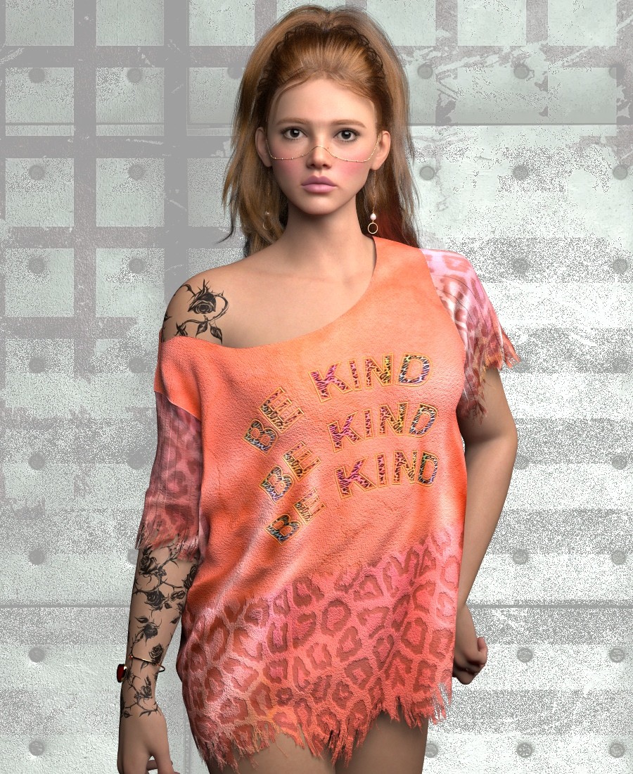 ST13 Grunge ADD ON Lounge TEE and Panty G8F G) by N/A