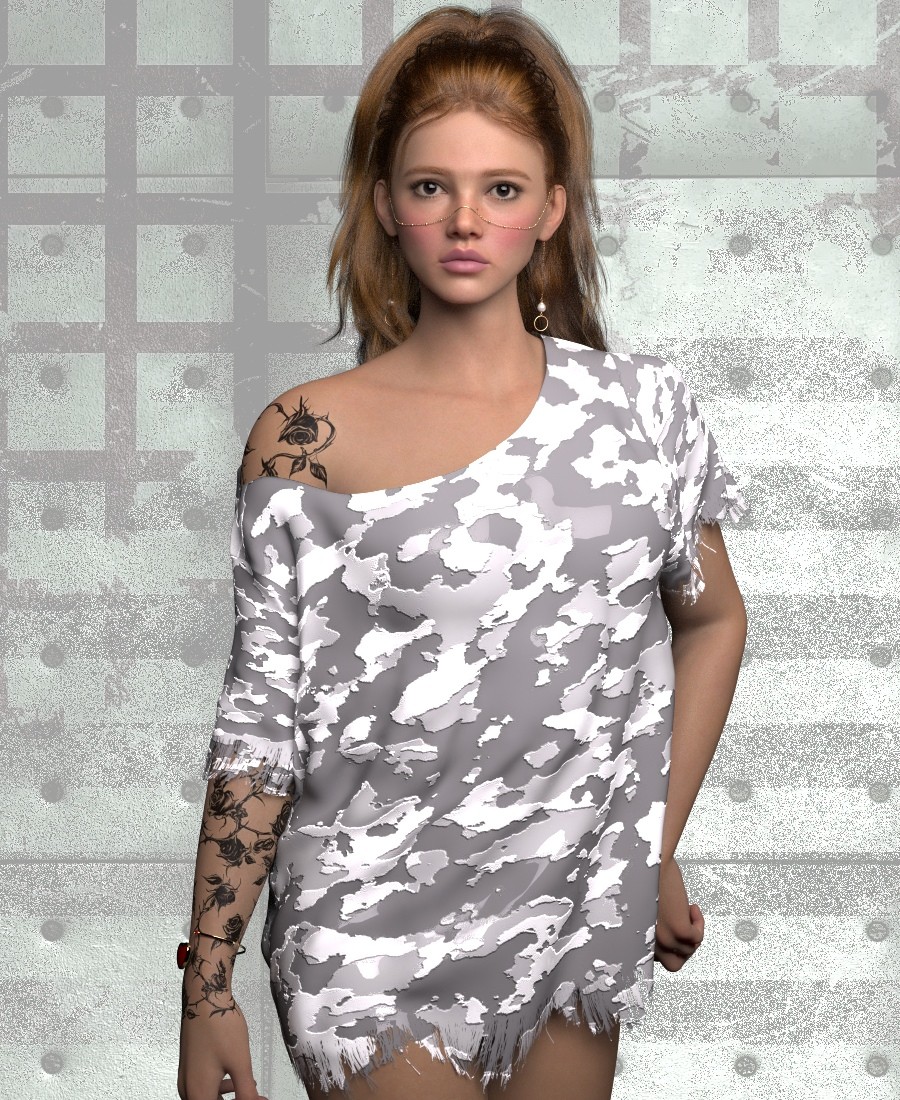 ST13 Grunge ADD ON Lounge TEE and Panty G8F G) by N/A