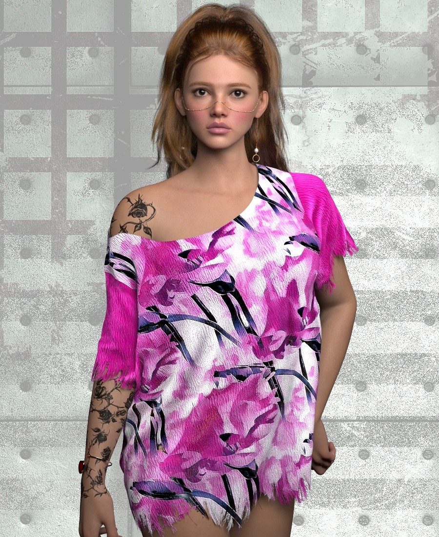 ST13 Grunge ADD ON Lounge TEE and Panty G8F G) by N/A