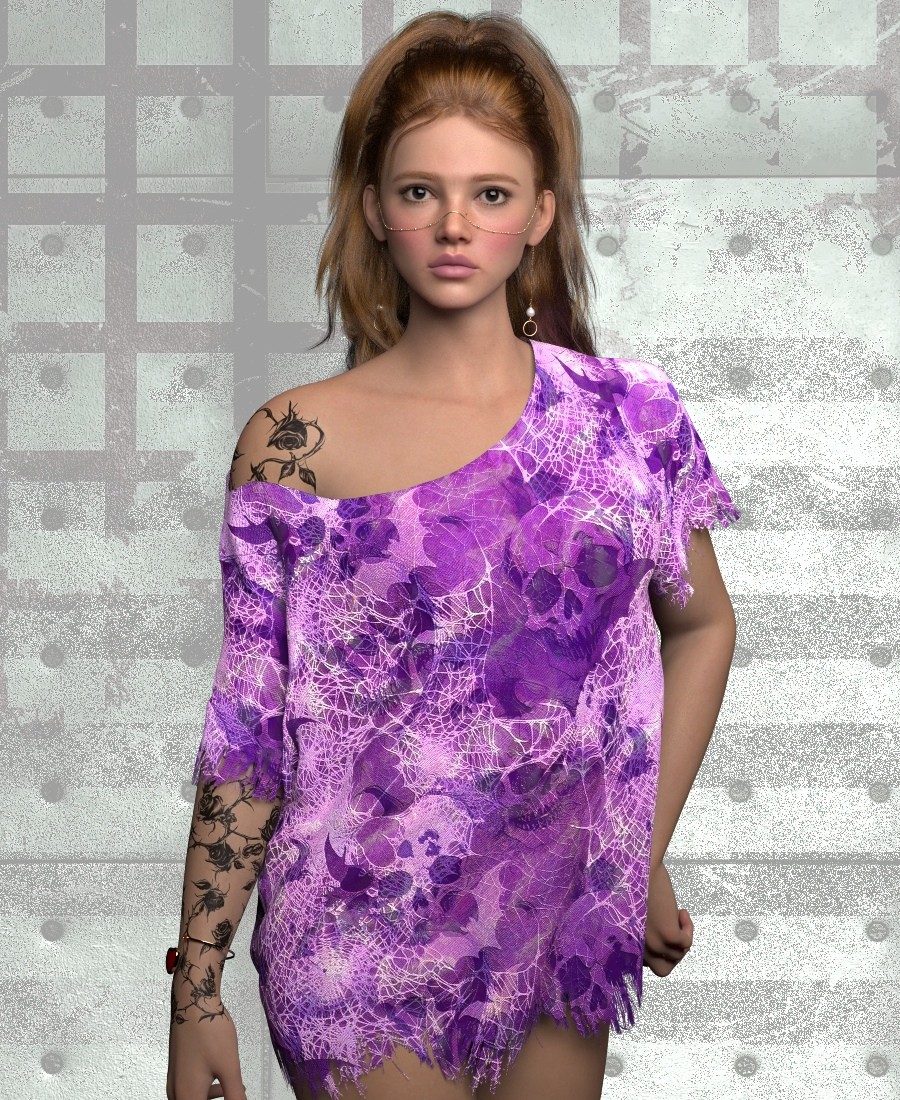 ST13 Grunge ADD ON Lounge TEE and Panty G8F G) by N/A