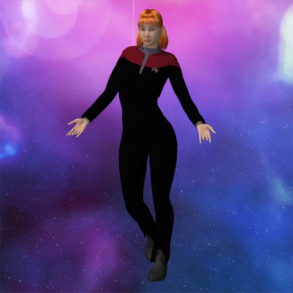 SFU DS9 VOY 2369 Outfit for La Femme 2 for Poser by N/A