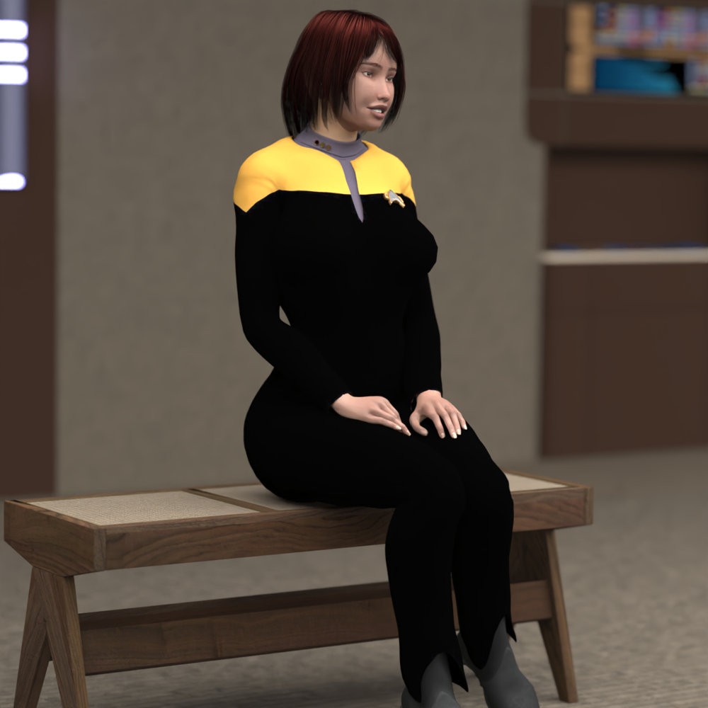 SFU DS9 VOY 2369 Outfit for La Femme 2 for Poser by N/A