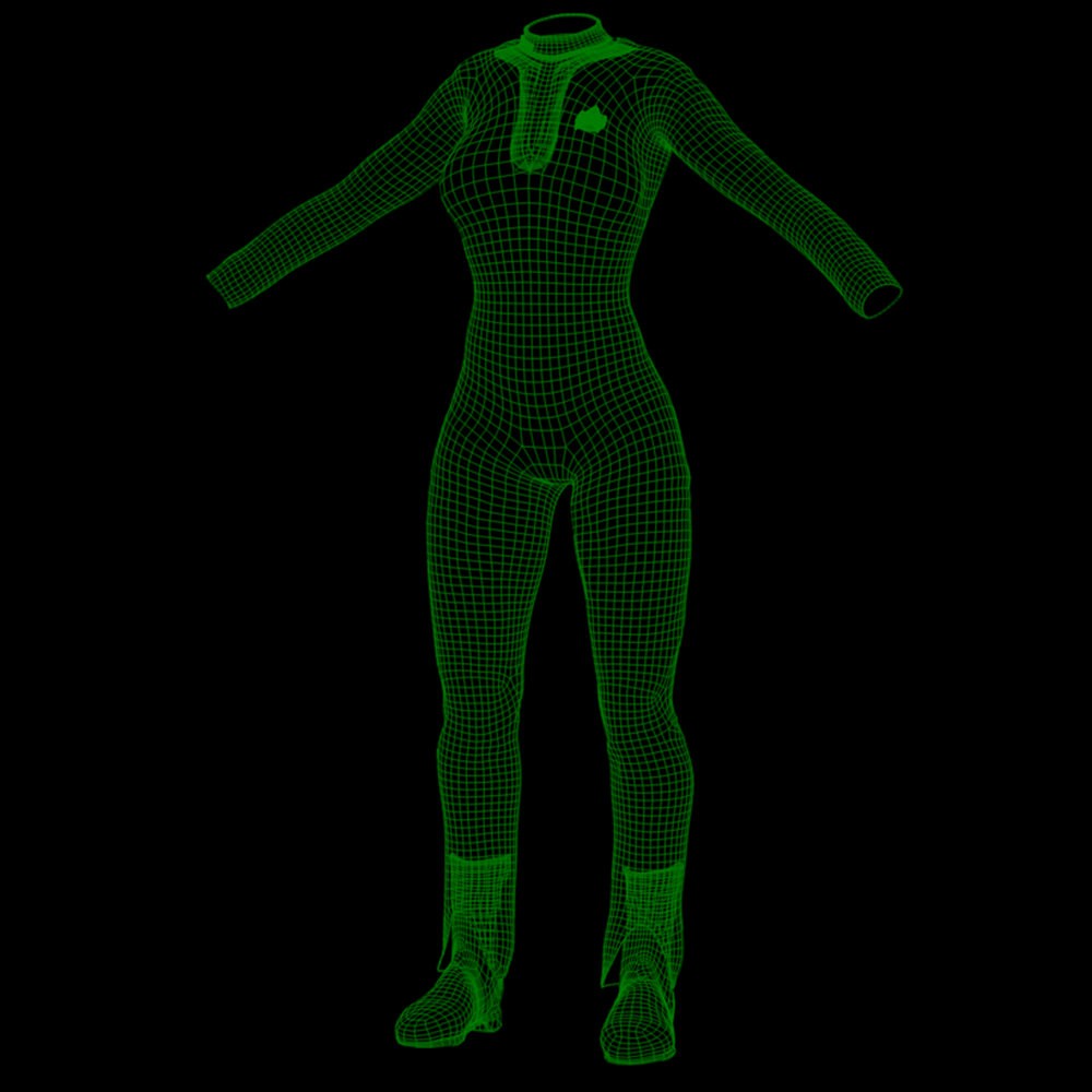 SFU DS9 VOY 2369 Outfit for La Femme 2 for Poser by N/A