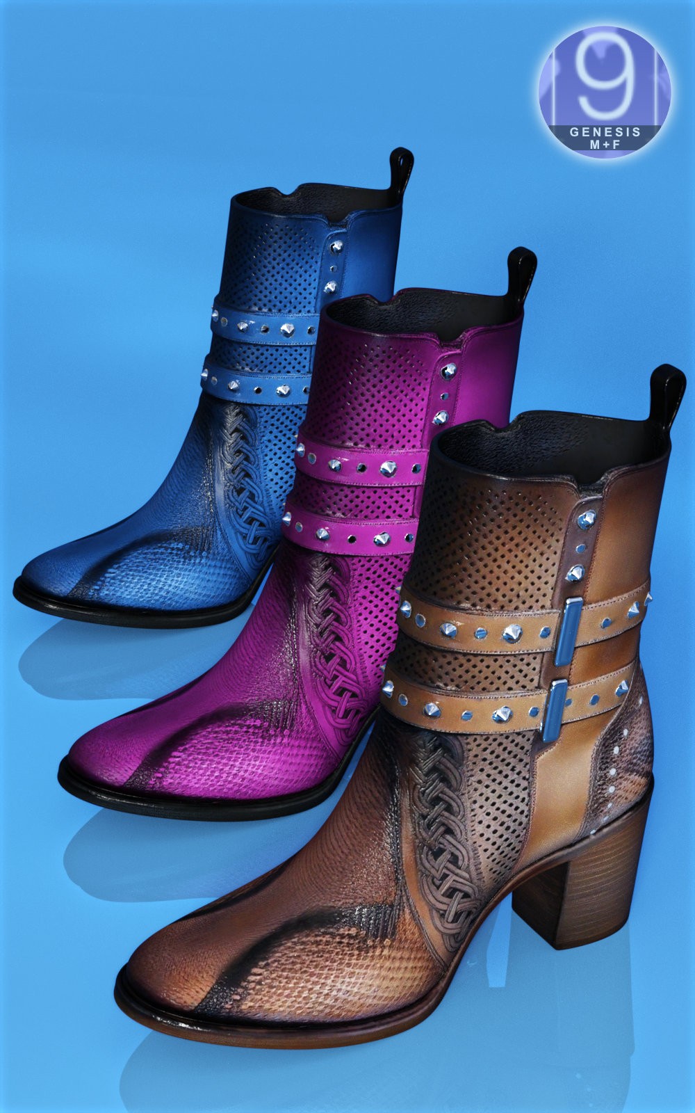 Viper Western Boots for G9 by N/A