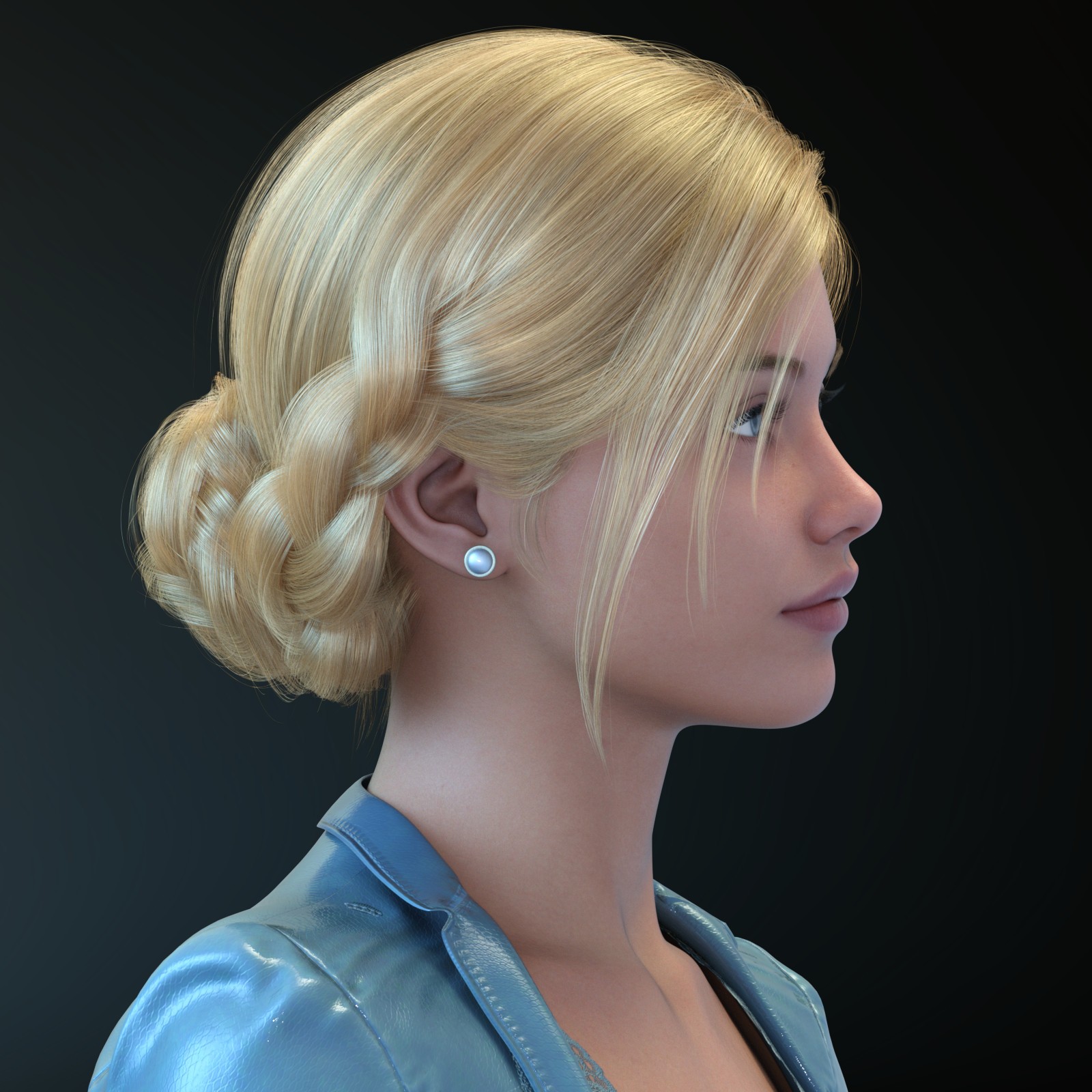 ALO Xanthe Hair for Genesis 9, 8 and 8.1 Females by N/A