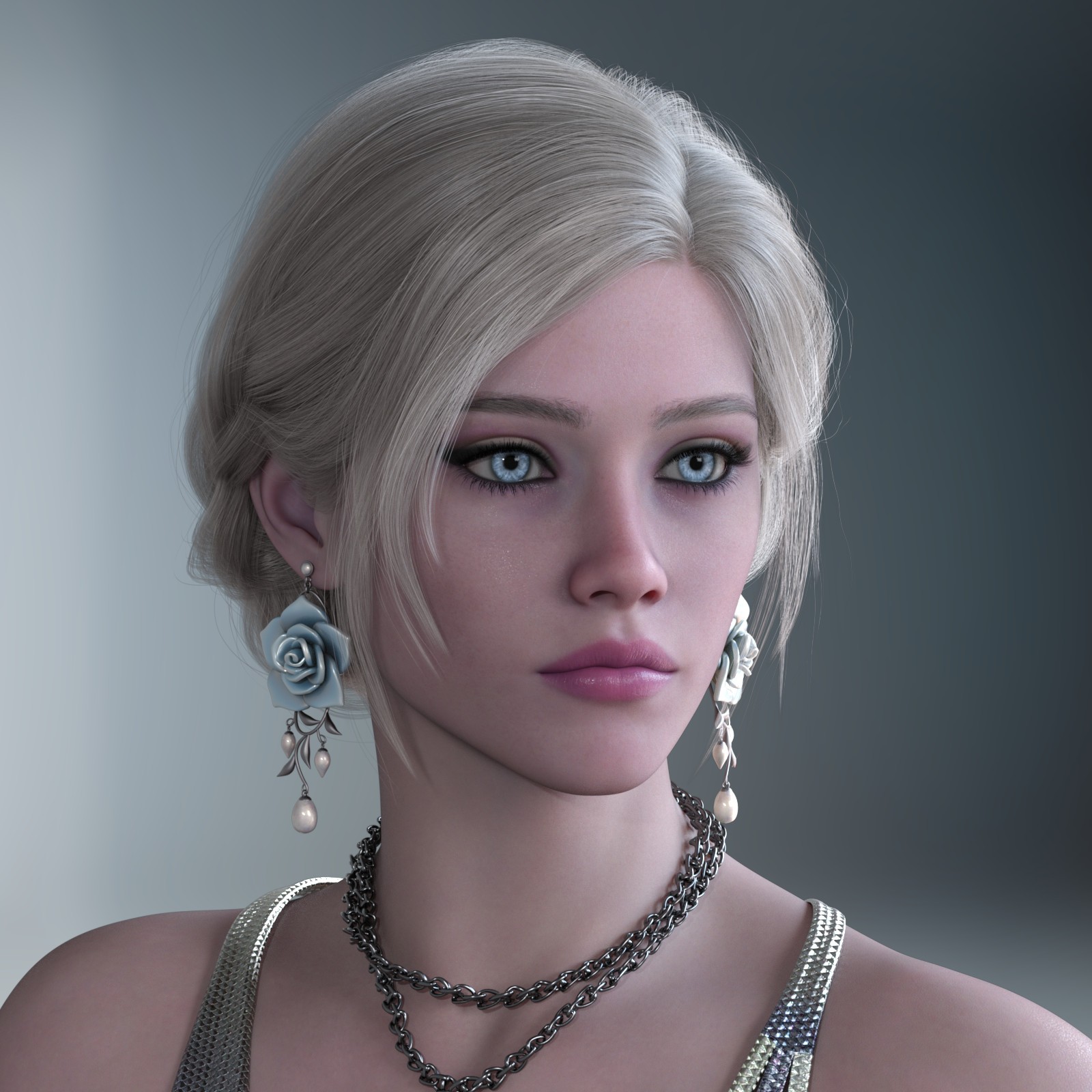 ALO Xanthe Hair for Genesis 9, 8 and 8.1 Females by N/A