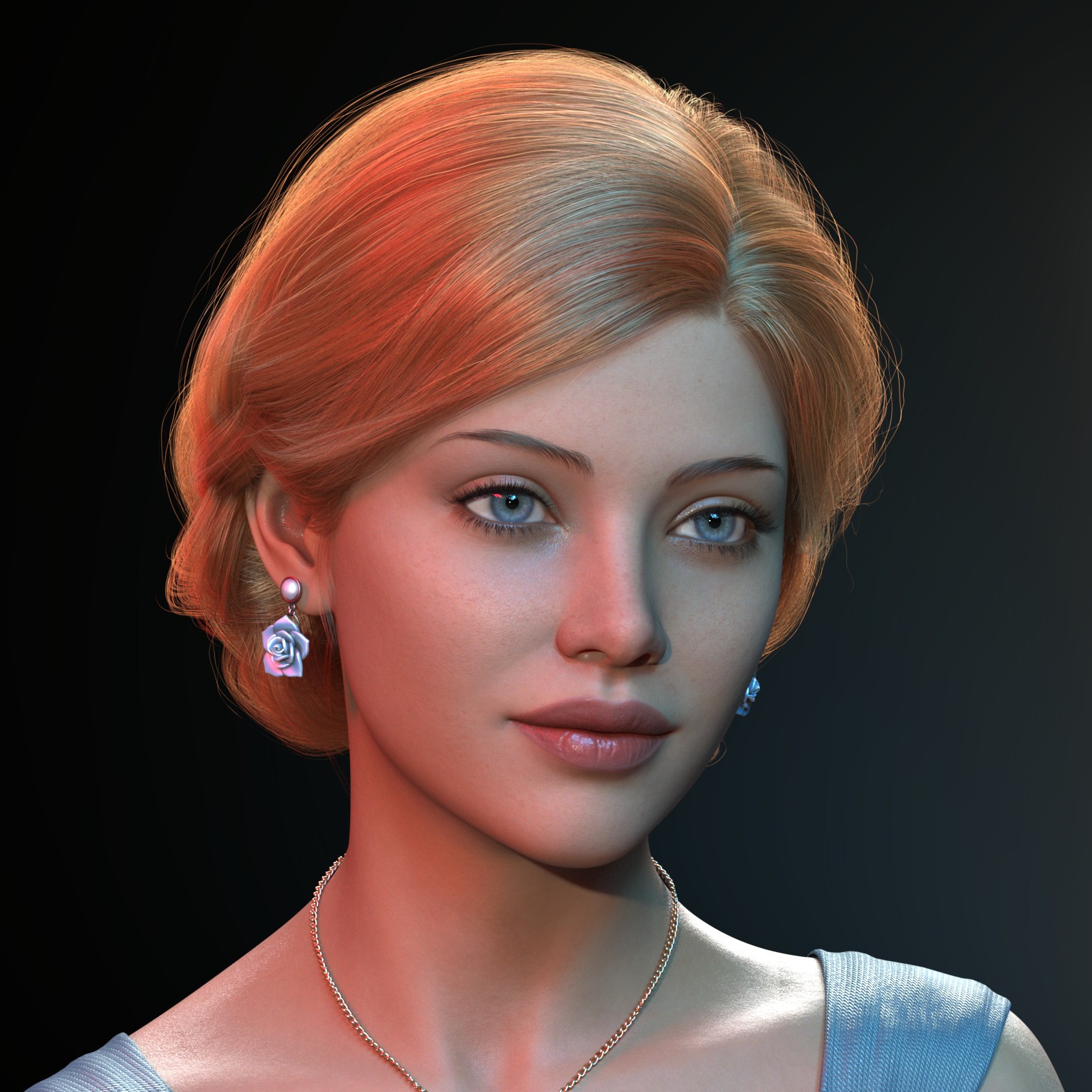 ALO Xanthe Hair for Genesis 9, 8 and 8.1 Females by N/A