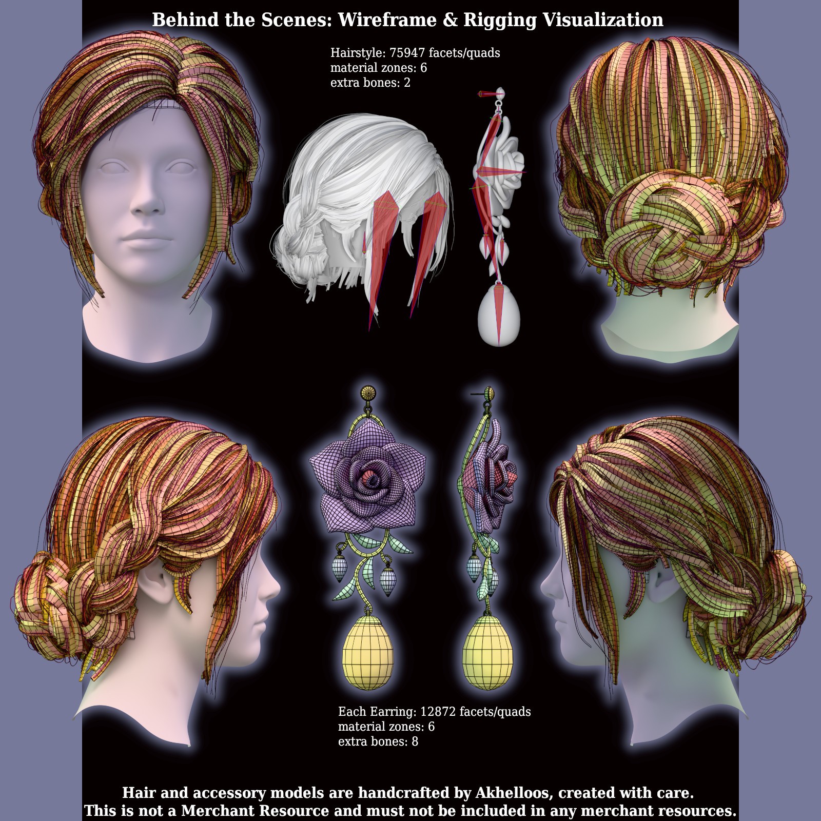 ALO Xanthe Hair for Genesis 9, 8 and 8.1 Females by N/A