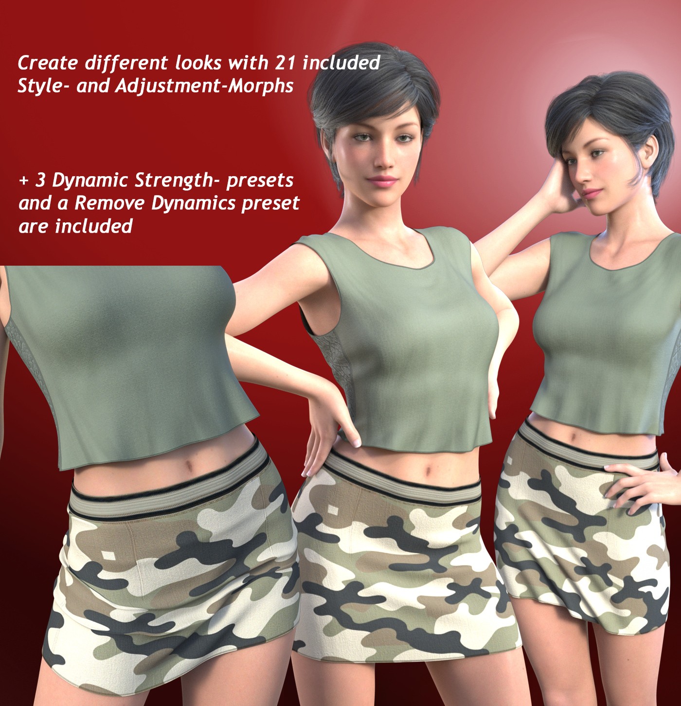 dForce StretchDenim SkirtGF8-81 by N/A