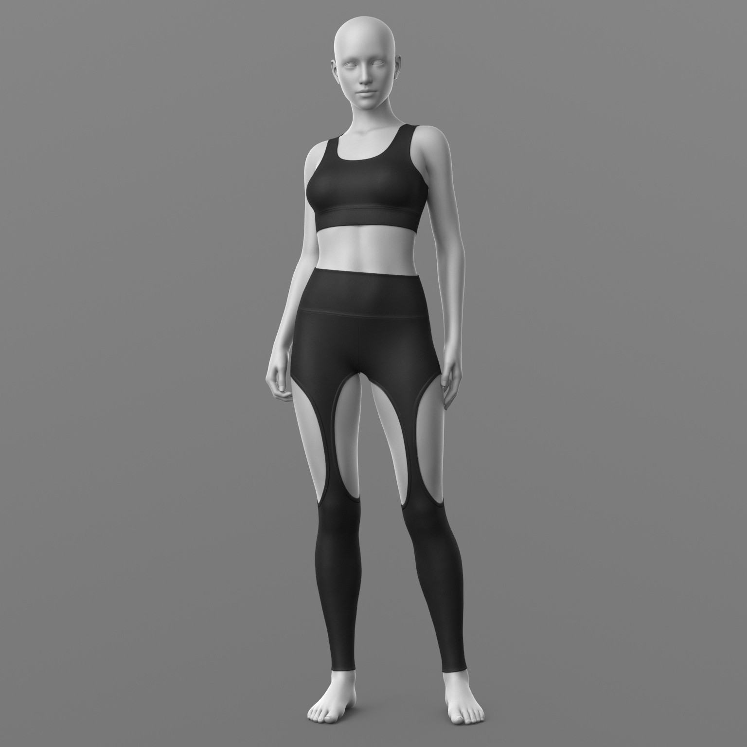Textures Holes Leggings G8 G9 by N/A