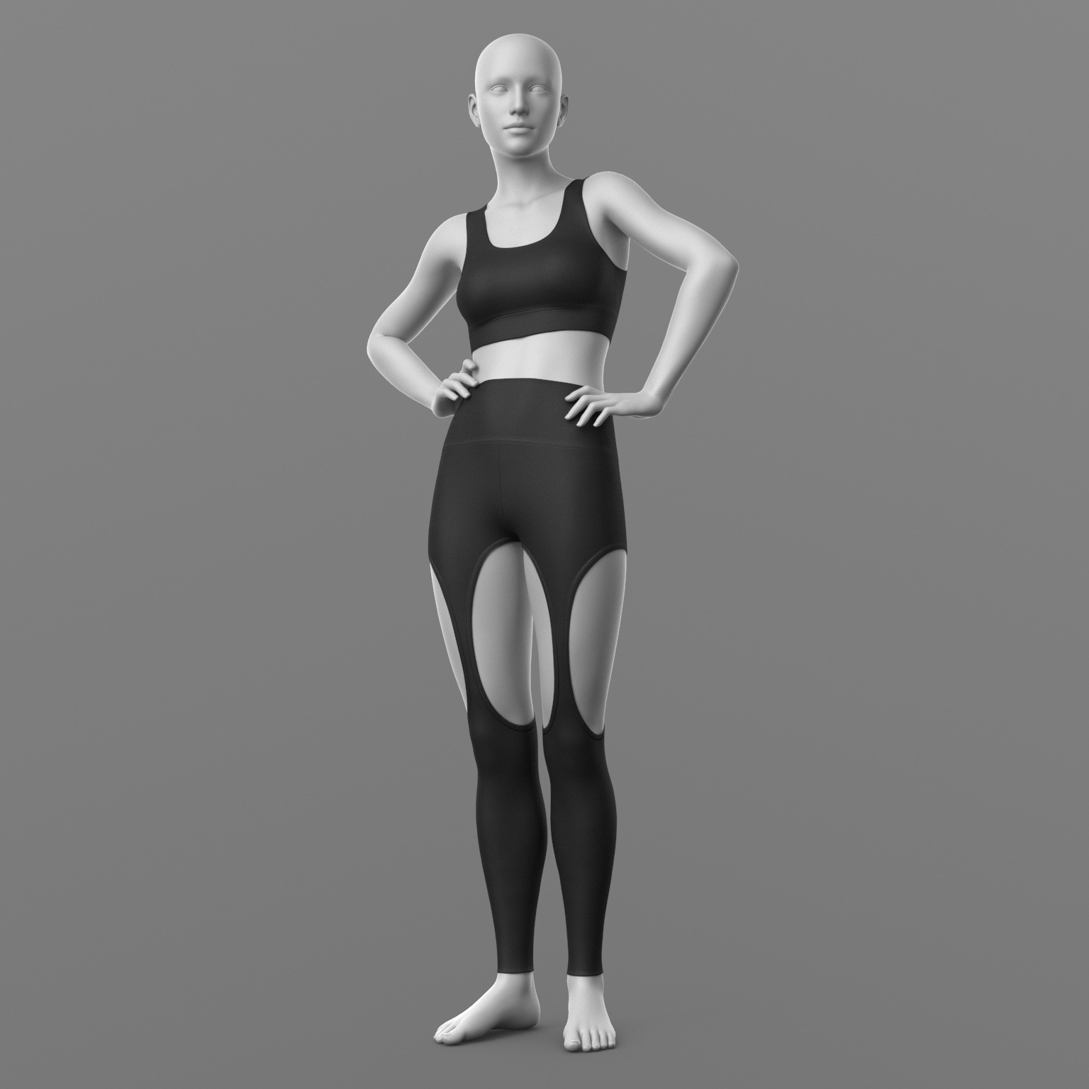 Textures Holes Leggings G8 G9 by N/A