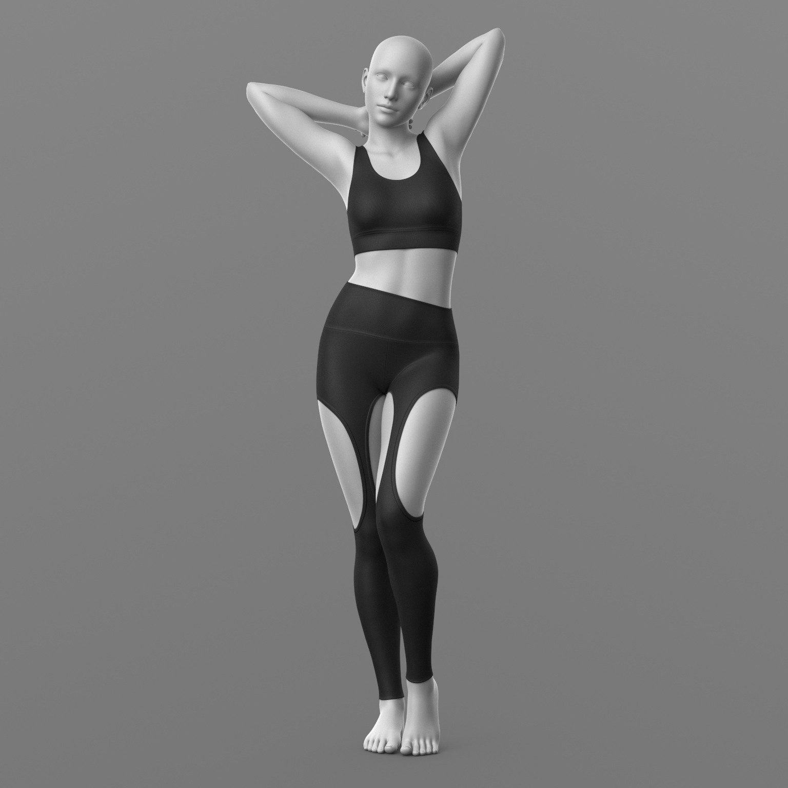 Textures Holes Leggings G8 G9 by N/A