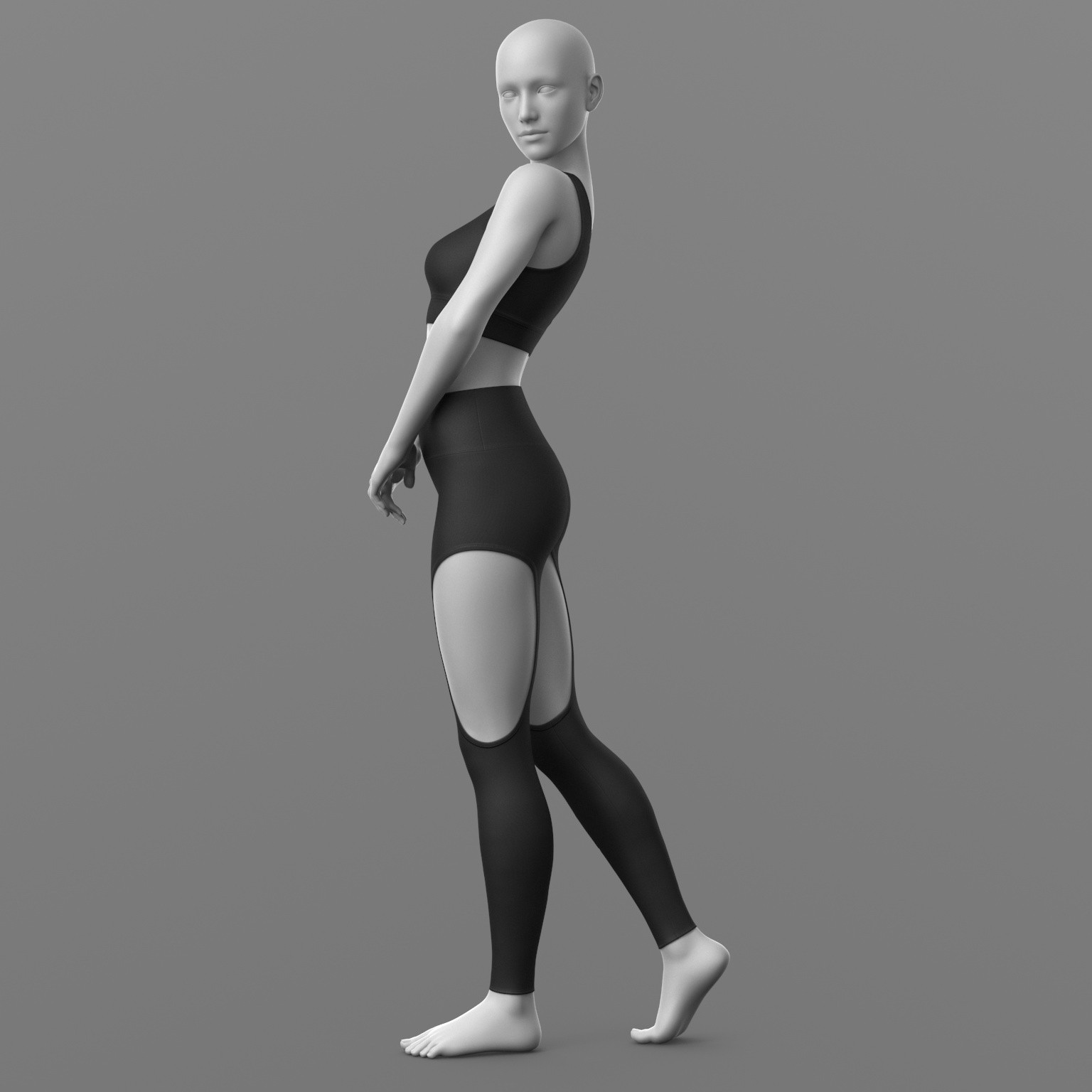 Textures Holes Leggings G8 G9 by N/A