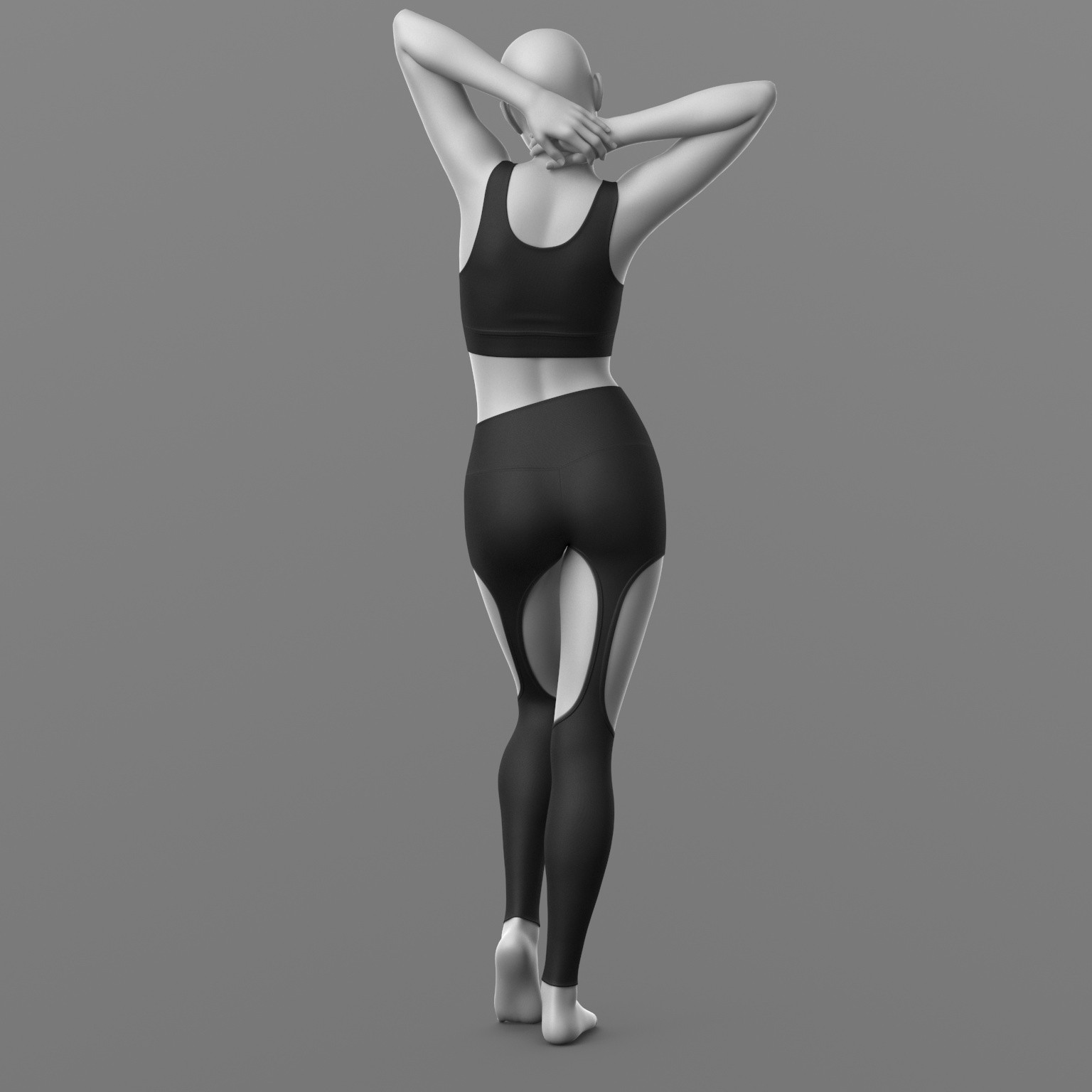 Textures Holes Leggings G8 G9 by N/A