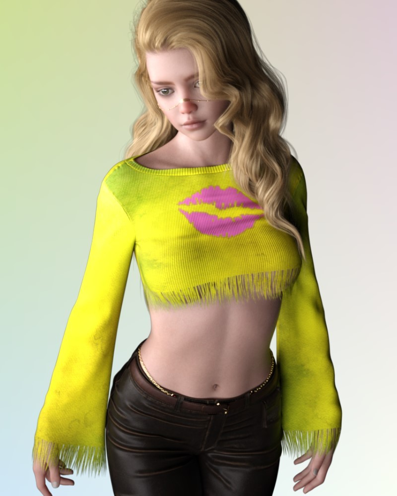 ST13 Selection for Drama Cropped Top by N/A