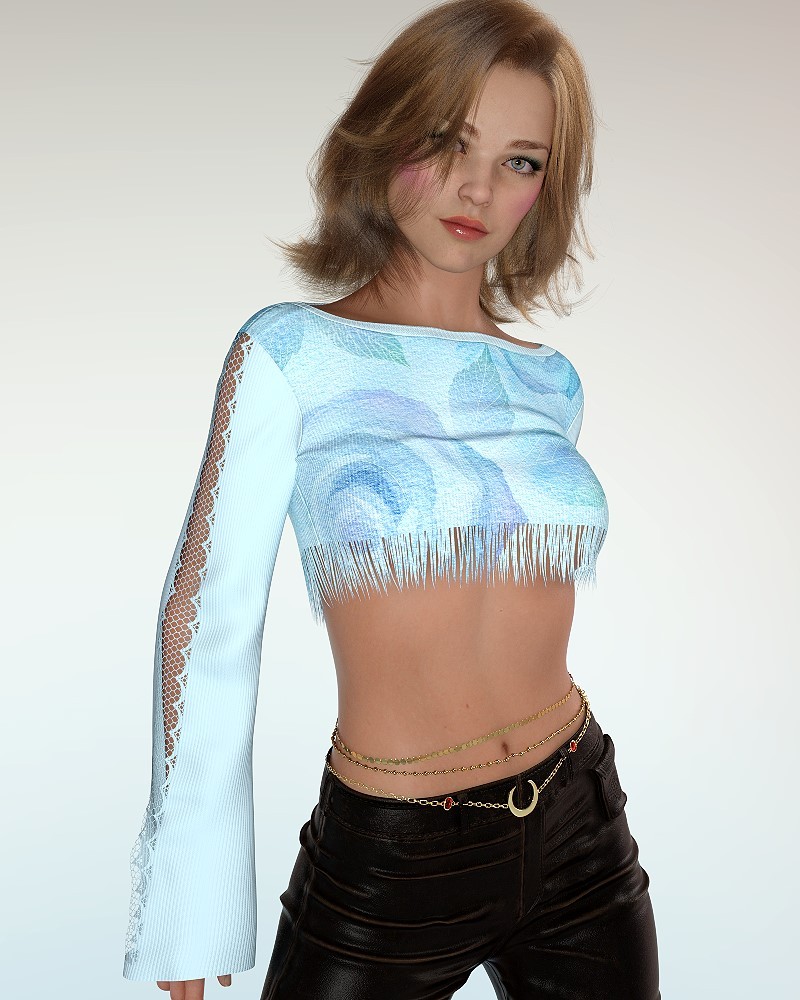 ST13 Selection for Drama Cropped Top by N/A