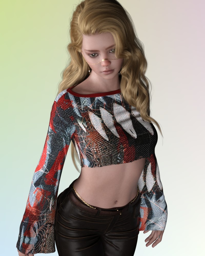 ST13 Selection for Drama Cropped Top by N/A