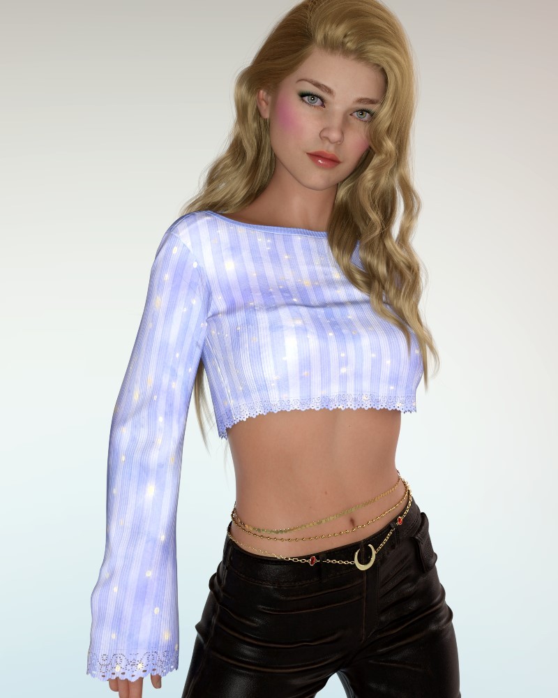 ST13 Selection for Drama Cropped Top by N/A