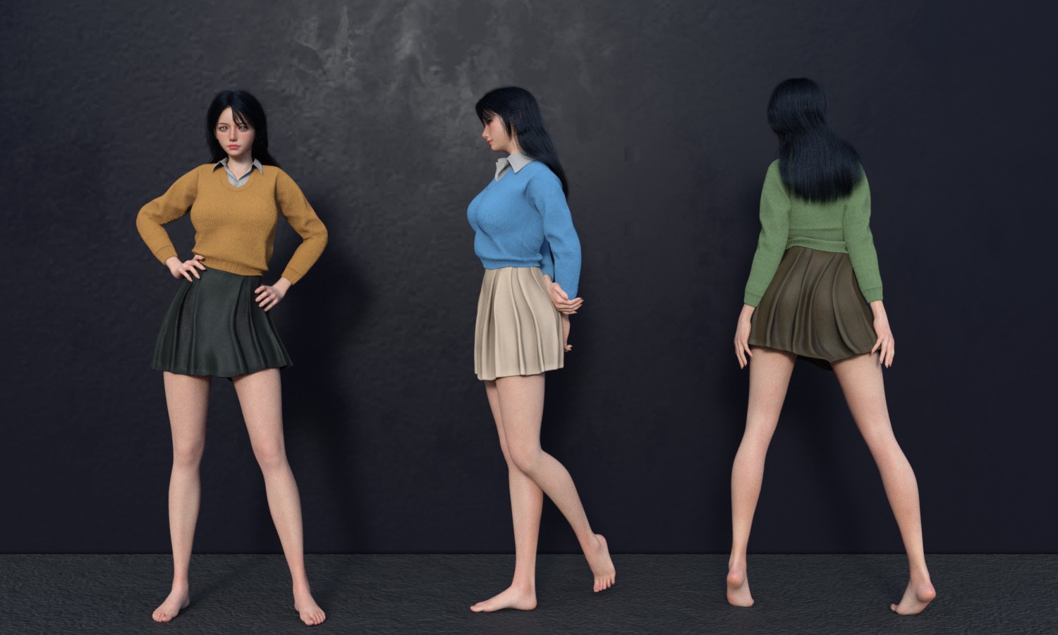 MG-Cozy Knit Outfit G9 G8F dForce by N/A