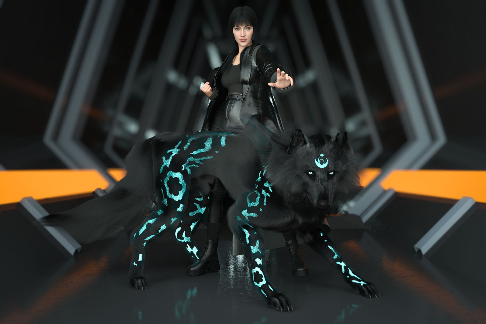 Theron The Wolf by N/A