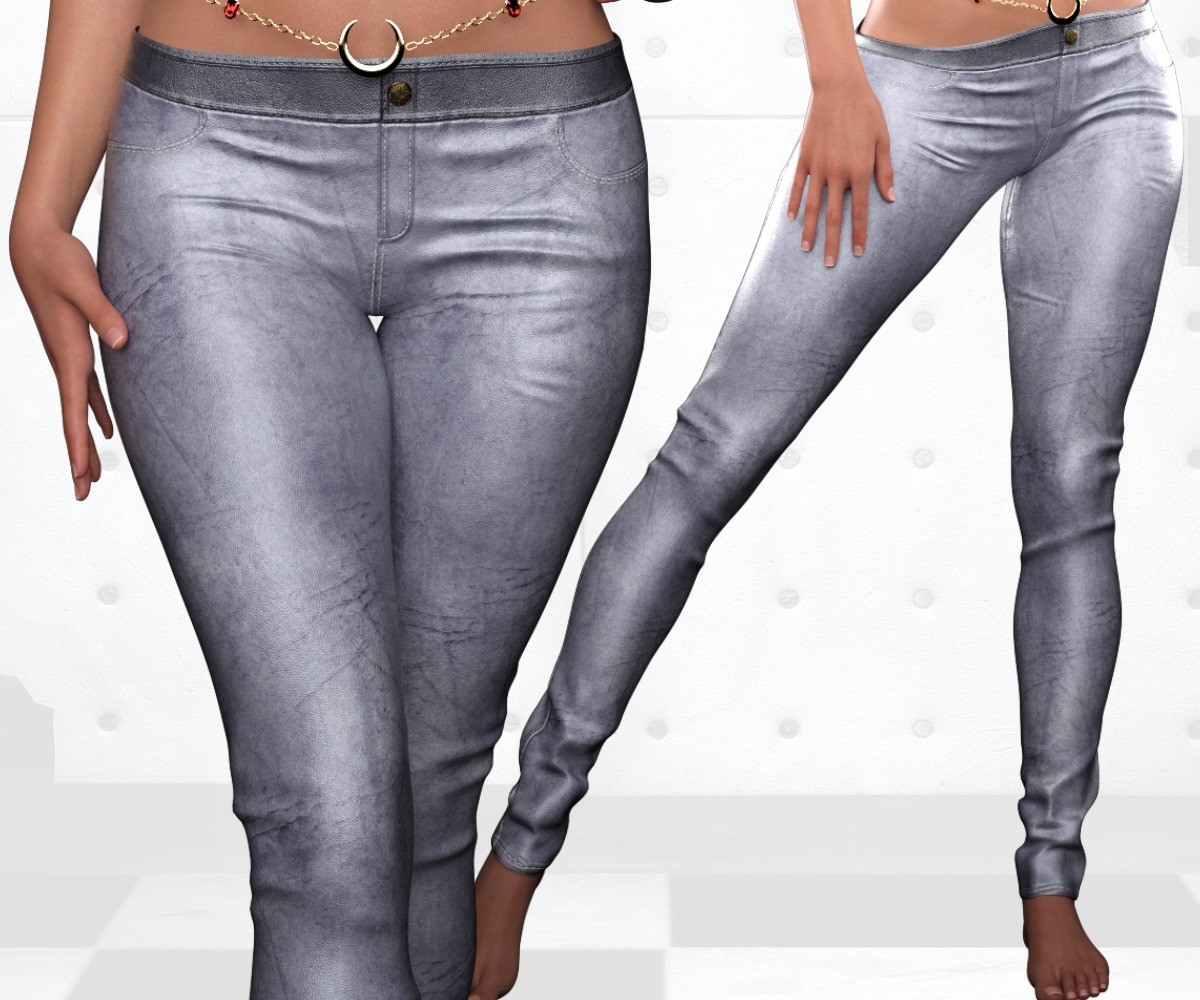 ST13 Colormix Low Leather Pants ADD ON G8F G9 by N/A