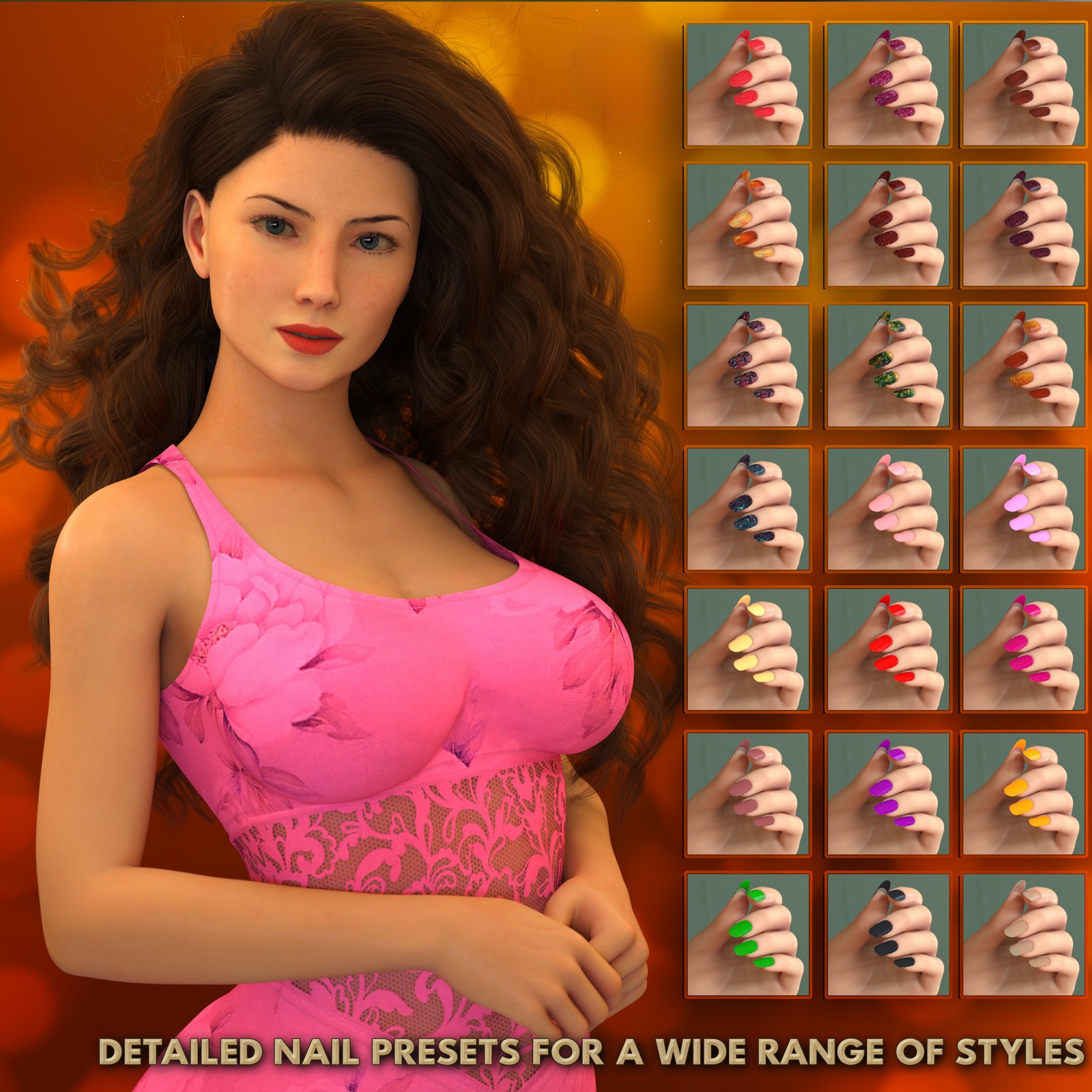 DD Nyla HR for Genesis 8 and Genesis 8.1 Female by N/A