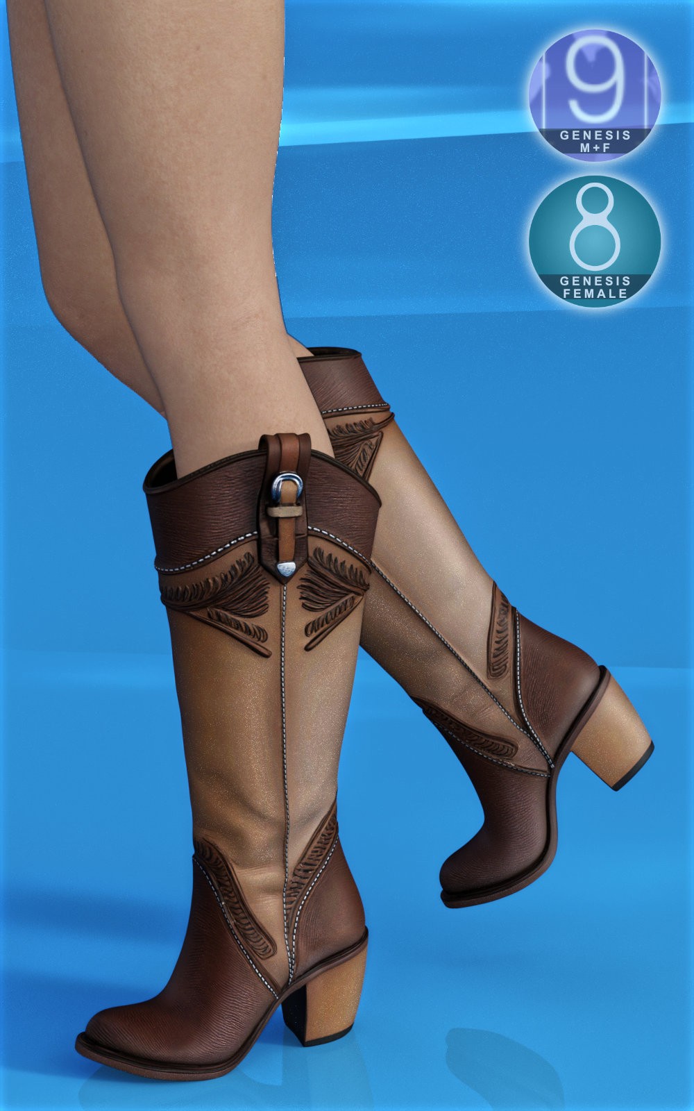 Western Honey Boots Premium Pack by N/A