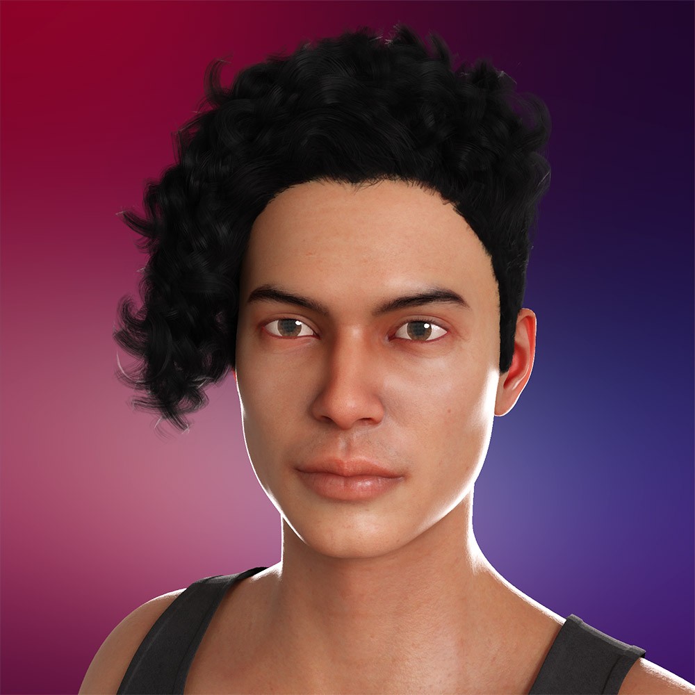 Prae-Sidra Hair For G8/G9 Daz by N/A