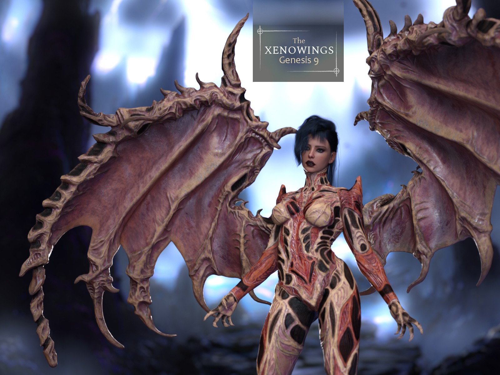 The Xeno-Wings: Bio-Athematic Wings for Genesis 9 by N/A