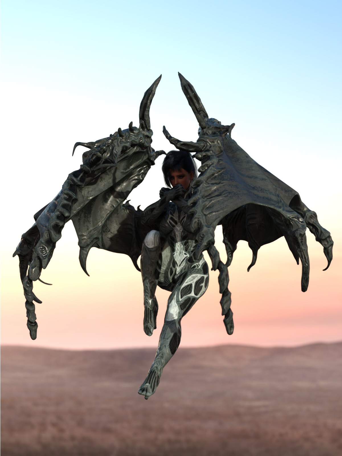 The Xeno-Wings: Bio-Athematic Wings for Genesis 9 by N/A