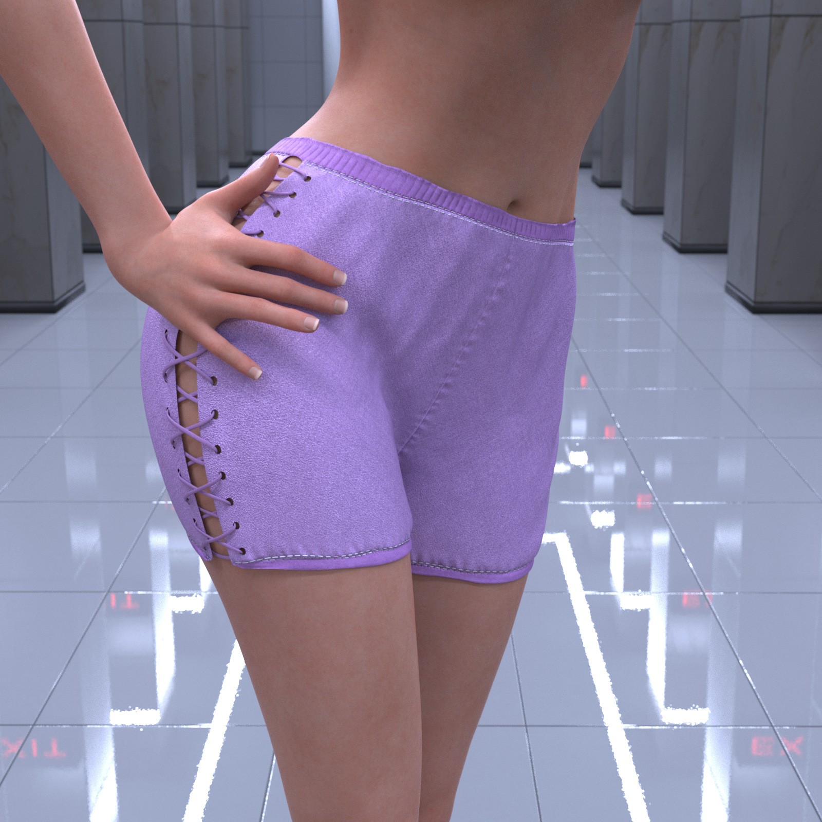 HF3D Stylish Shorts by N/A