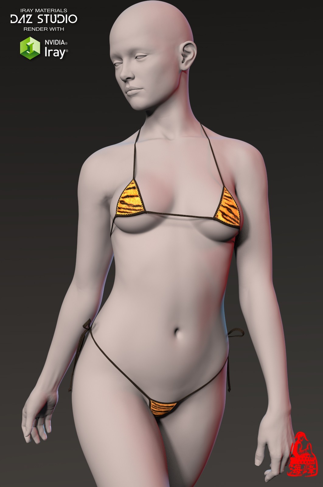 Add-ons - dForce String Bikini for Genesis 9 Feminine by N/A