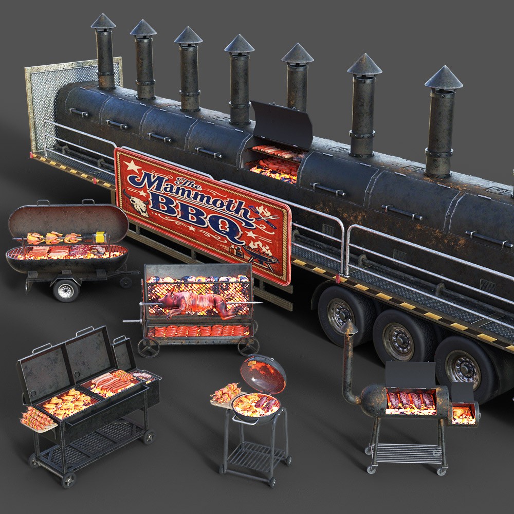 BBQ Collection for Daz Studio by N/A