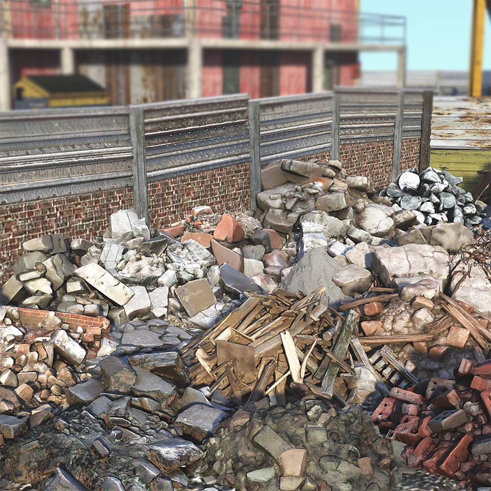 Pile Of Rubble Collection for Daz Studio by N/A