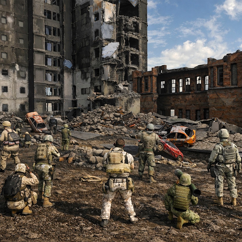 LOWREZ Military for Daz Studio by N/A