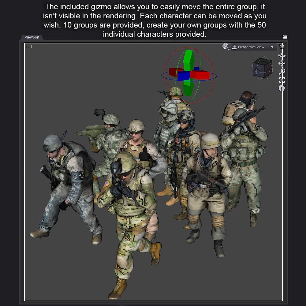 LOWREZ Military for Daz Studio by N/A
