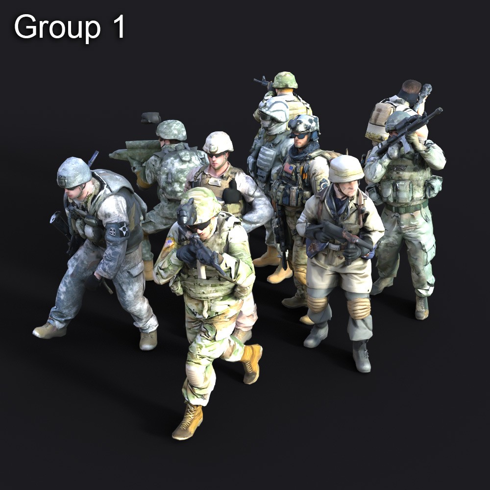 LOWREZ Military for Daz Studio by N/A