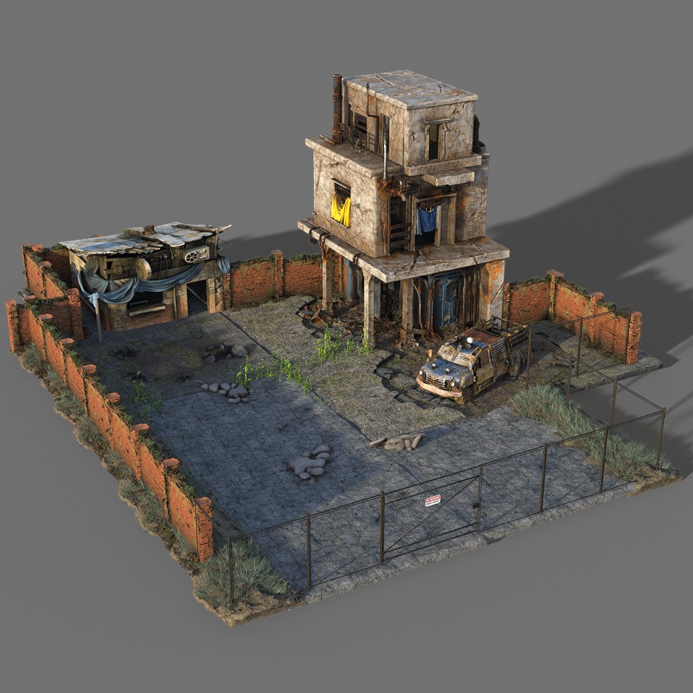 Post Apocalyptic Kit for Daz Studio by N/A