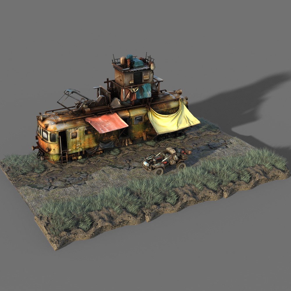 Post Apocalyptic Kit for Daz Studio by N/A