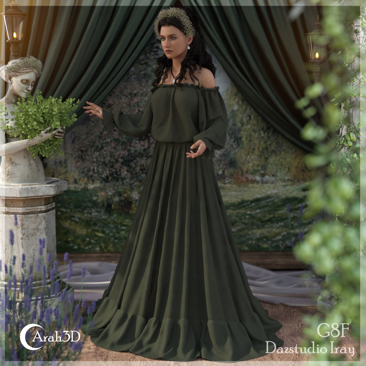 Arah3D Emmeline for G8F and G9 by N/A