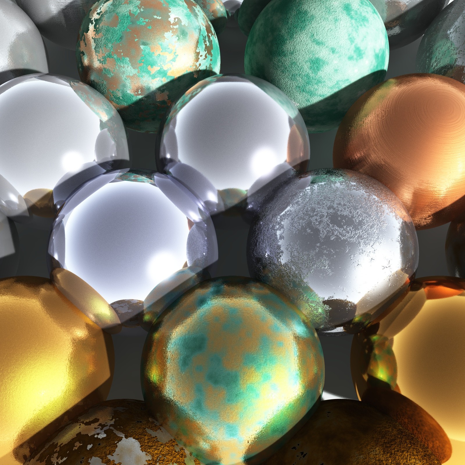 120 Metal and Alloy Materials for Vue by N/A