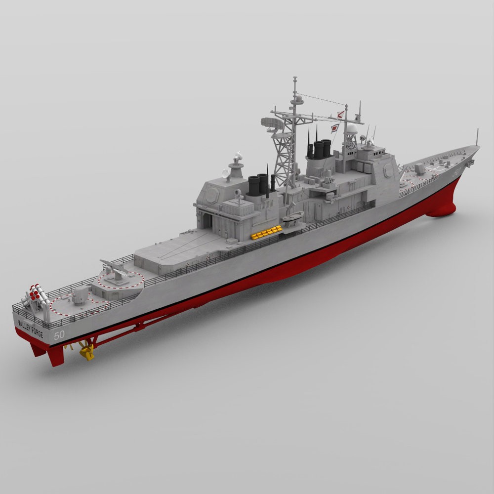 Valley Forge Ticonderoga Class for DAZ Studio by N/A