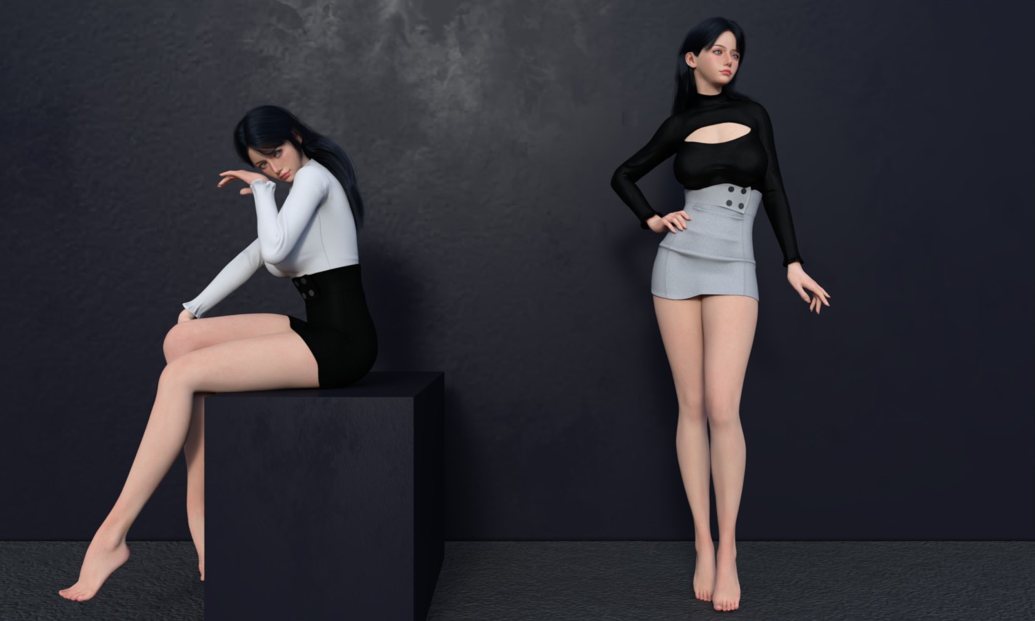 MG-Cutout Fit Set G9 G8F dForce by N/A