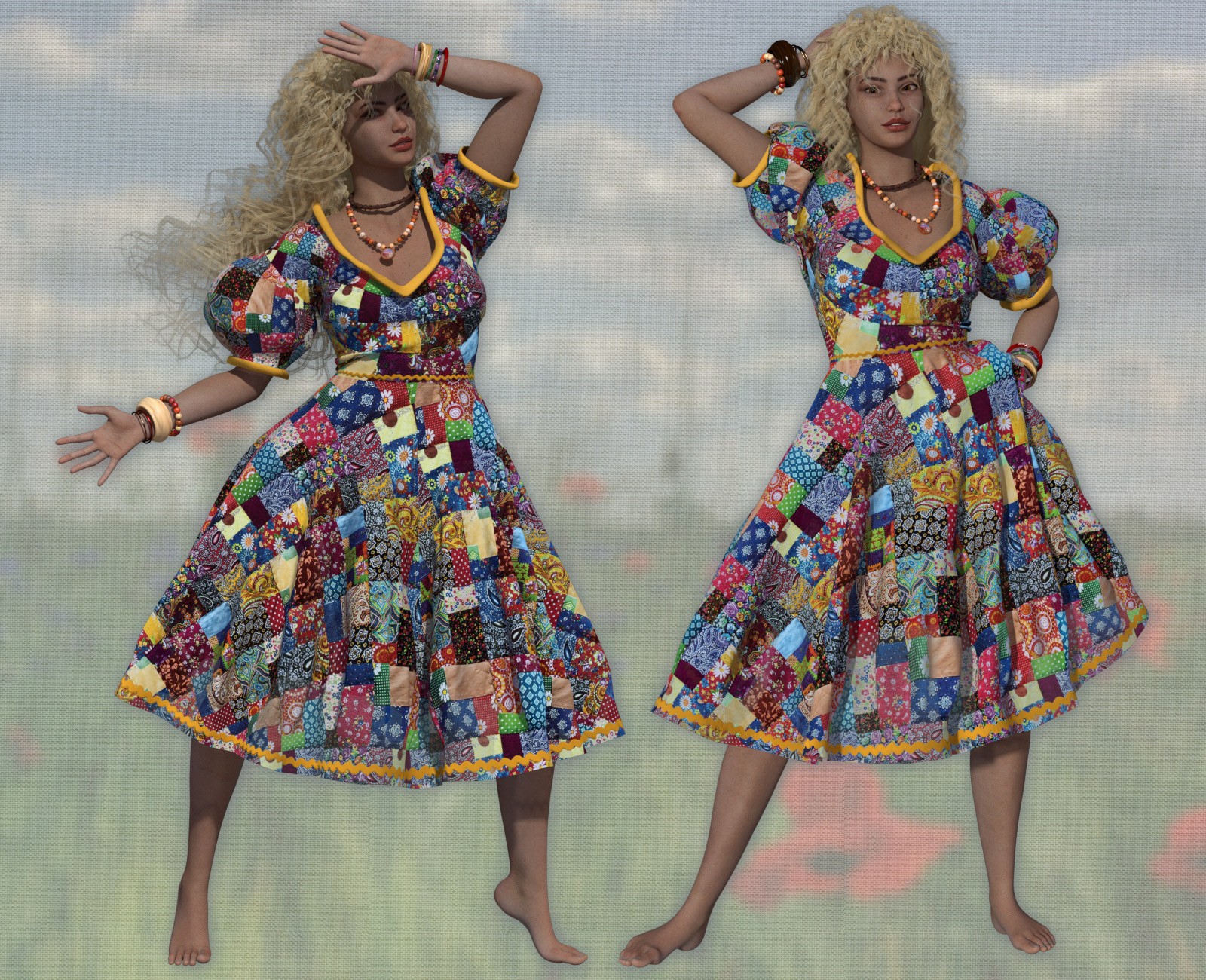 Boheme Spring Dress for La Femme 2 by N/A