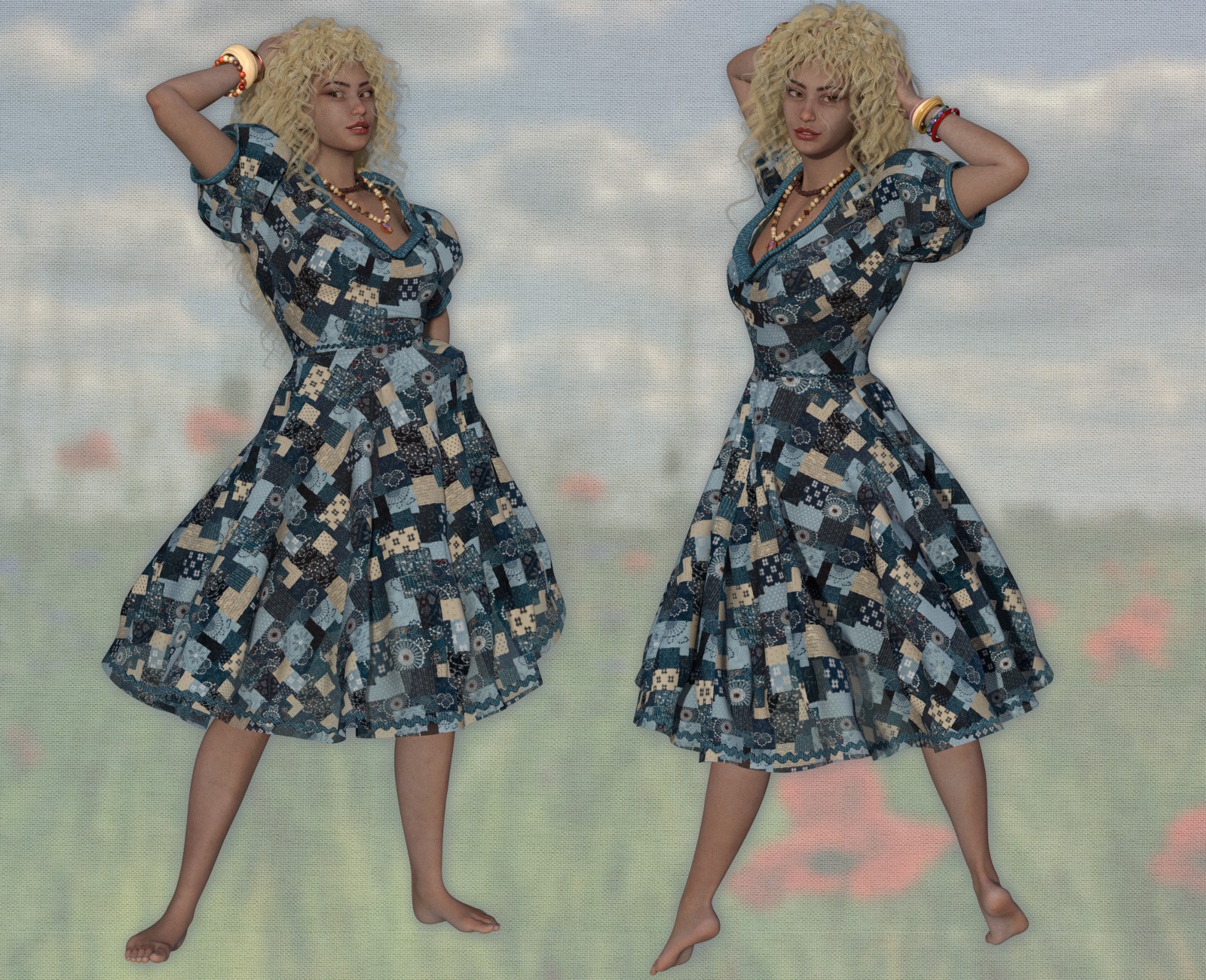 Boheme Spring Dress for La Femme 2 by N/A