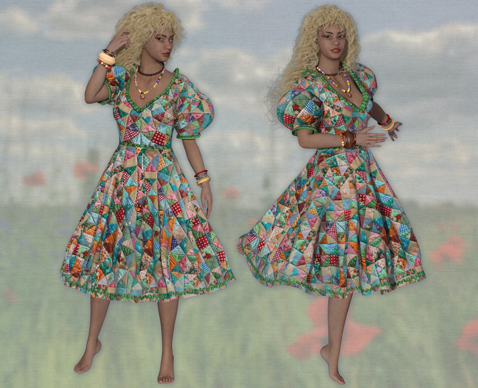 Boheme Spring Dress for La Femme 2 by N/A