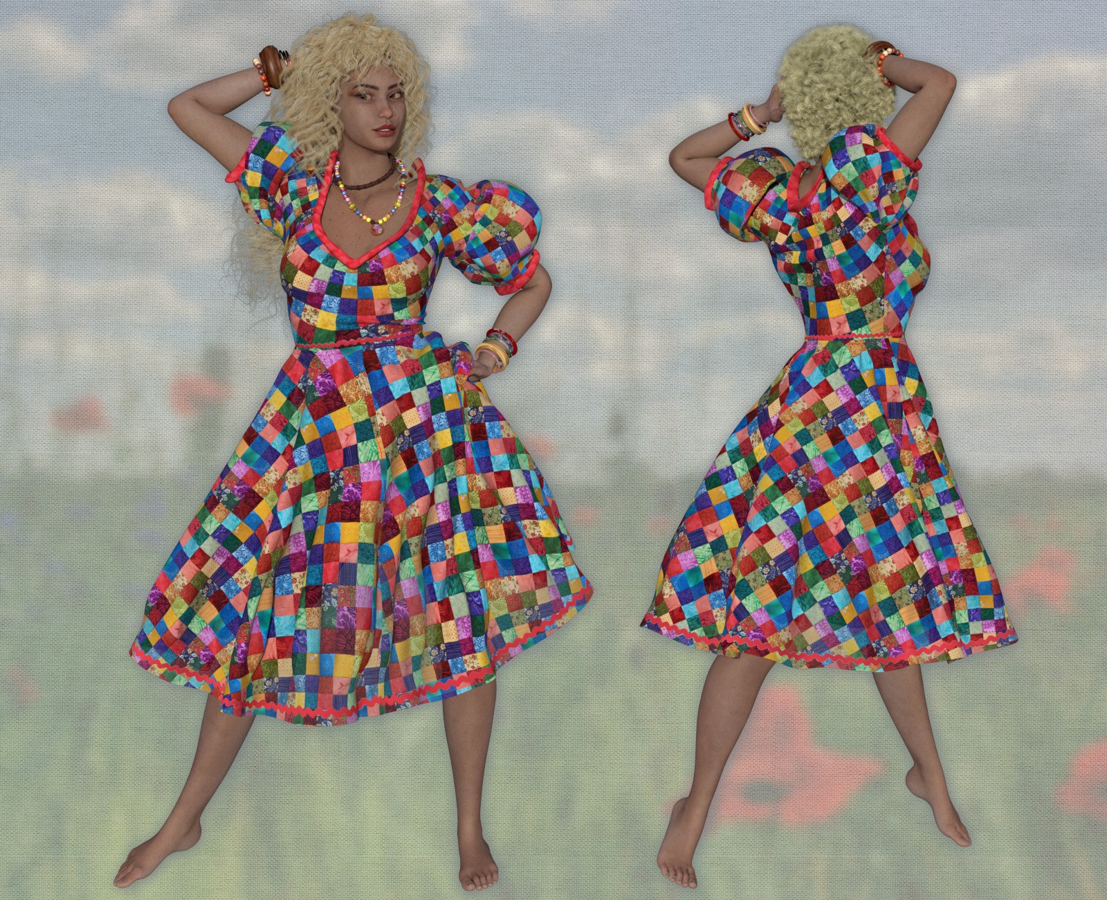 Boheme Spring Dress for La Femme 2 by N/A