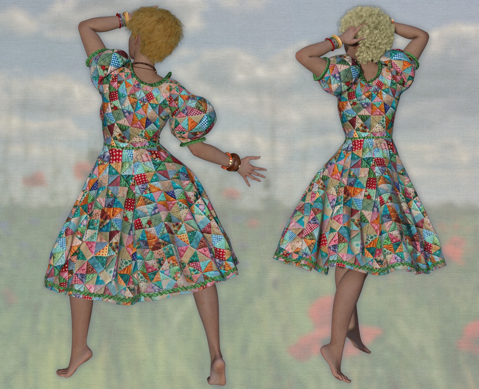 Boheme Spring Dress for La Femme 2 by N/A